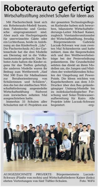 Artikel BNN | Der Kurier vom 03.02. 2017
